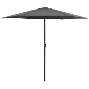 Parasol 270x246 cm aluminium antraciet