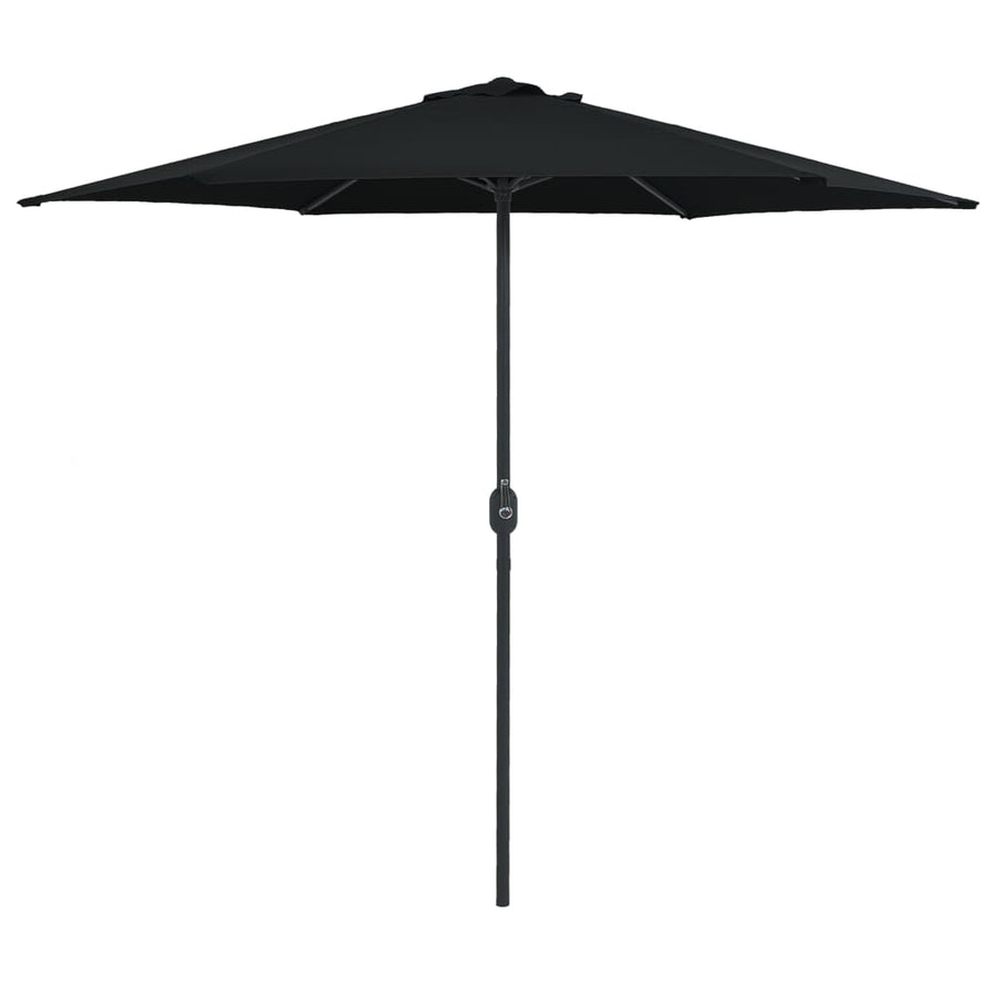 Parasol Met Aluminium Paal 270X246 Cm Zwart