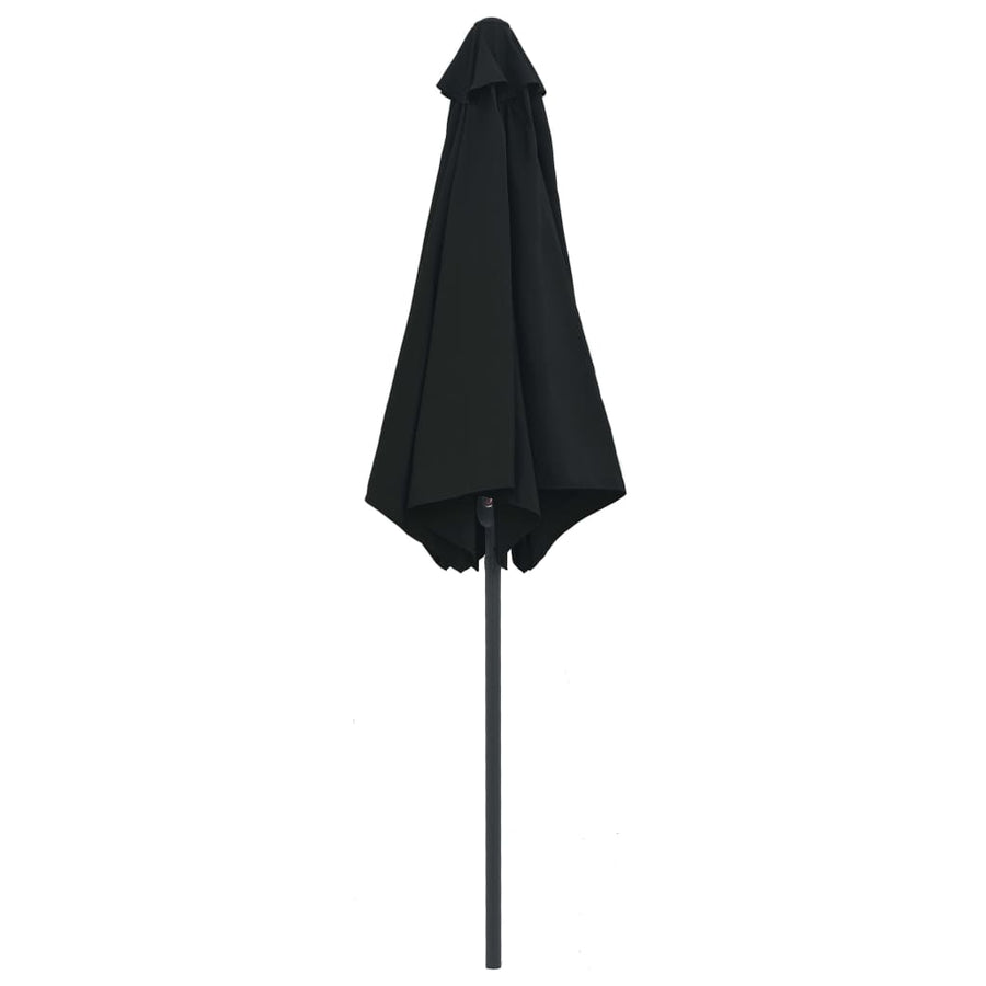 Parasol Met Aluminium Paal 270X246 Cm Zwart