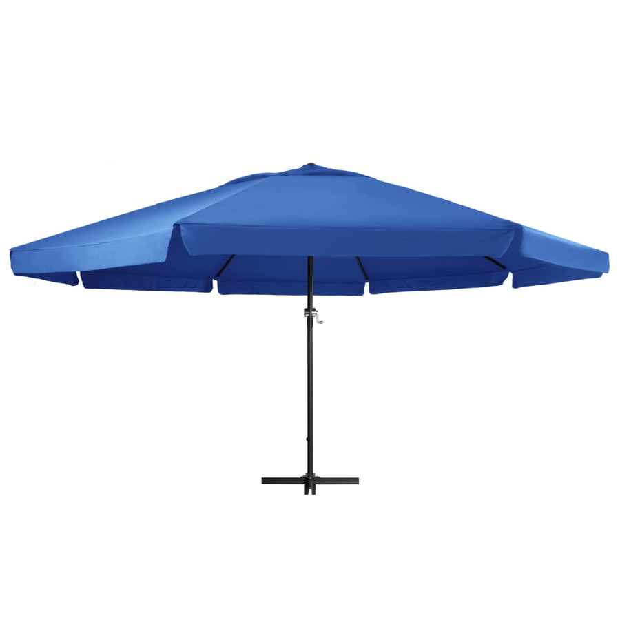 Parasol Met Aluminium Paal Azuurblauw 500 cm azure blue