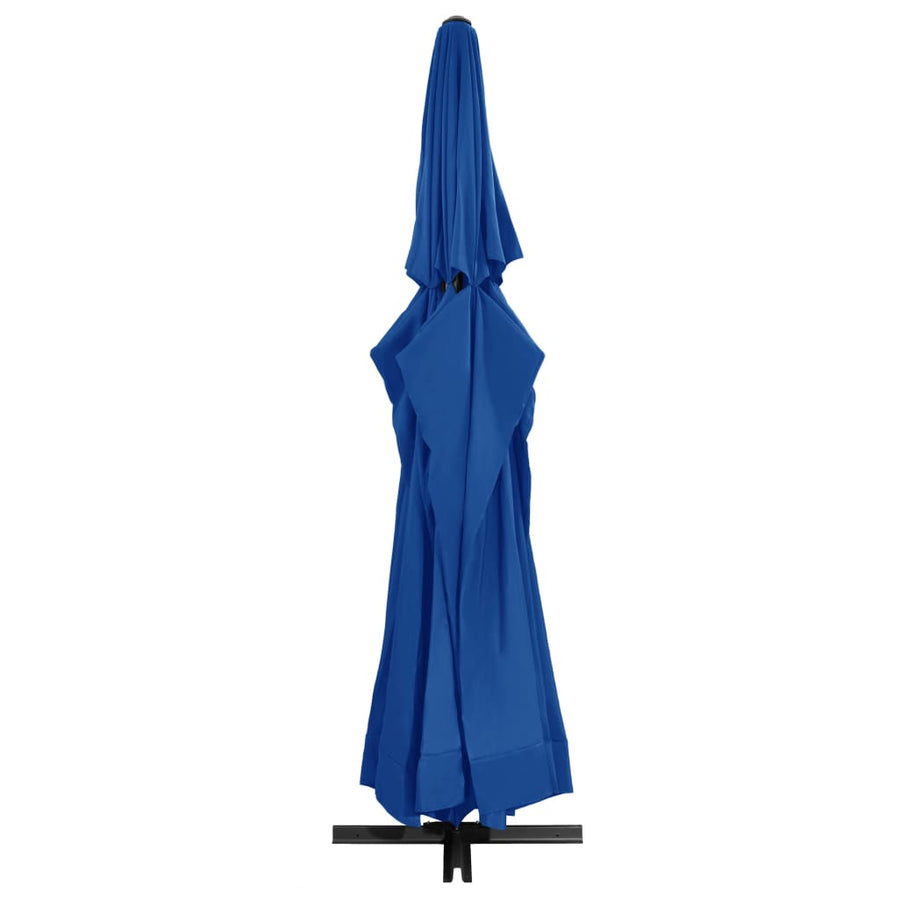 Parasol Met Aluminium Paal Azuurblauw 500 cm azure blue