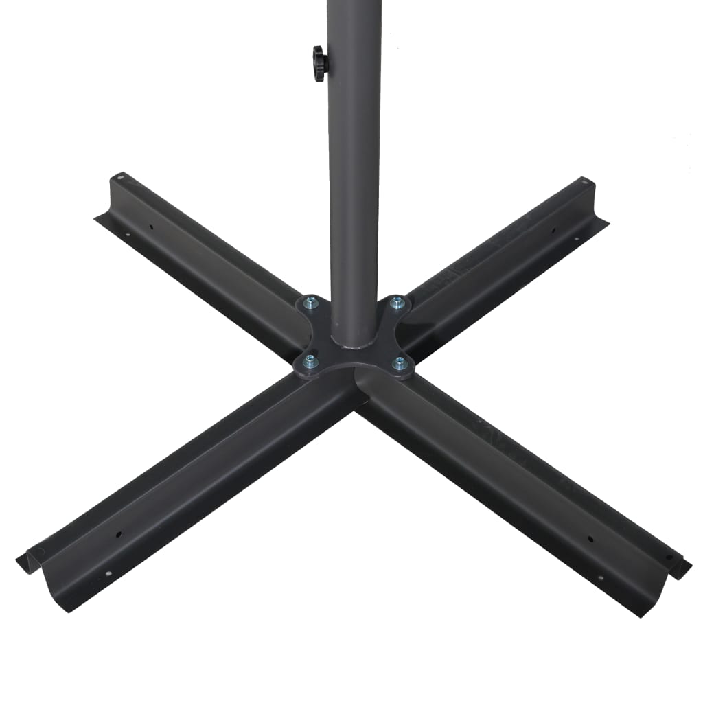 Parasol Met Aluminium Paal 600 cm