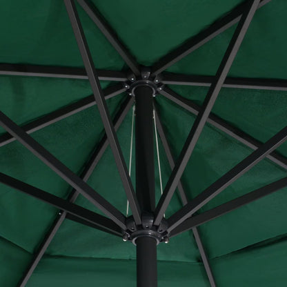 Parasol Met Aluminium Paal 600 cm
