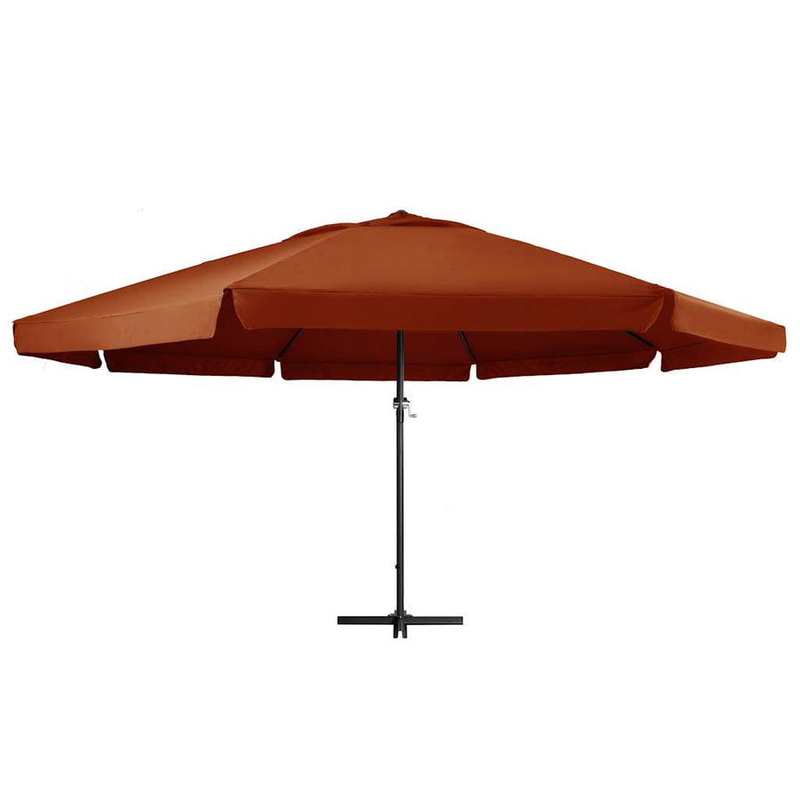 Parasol Met Aluminium Paal Kleurig 600 cm
