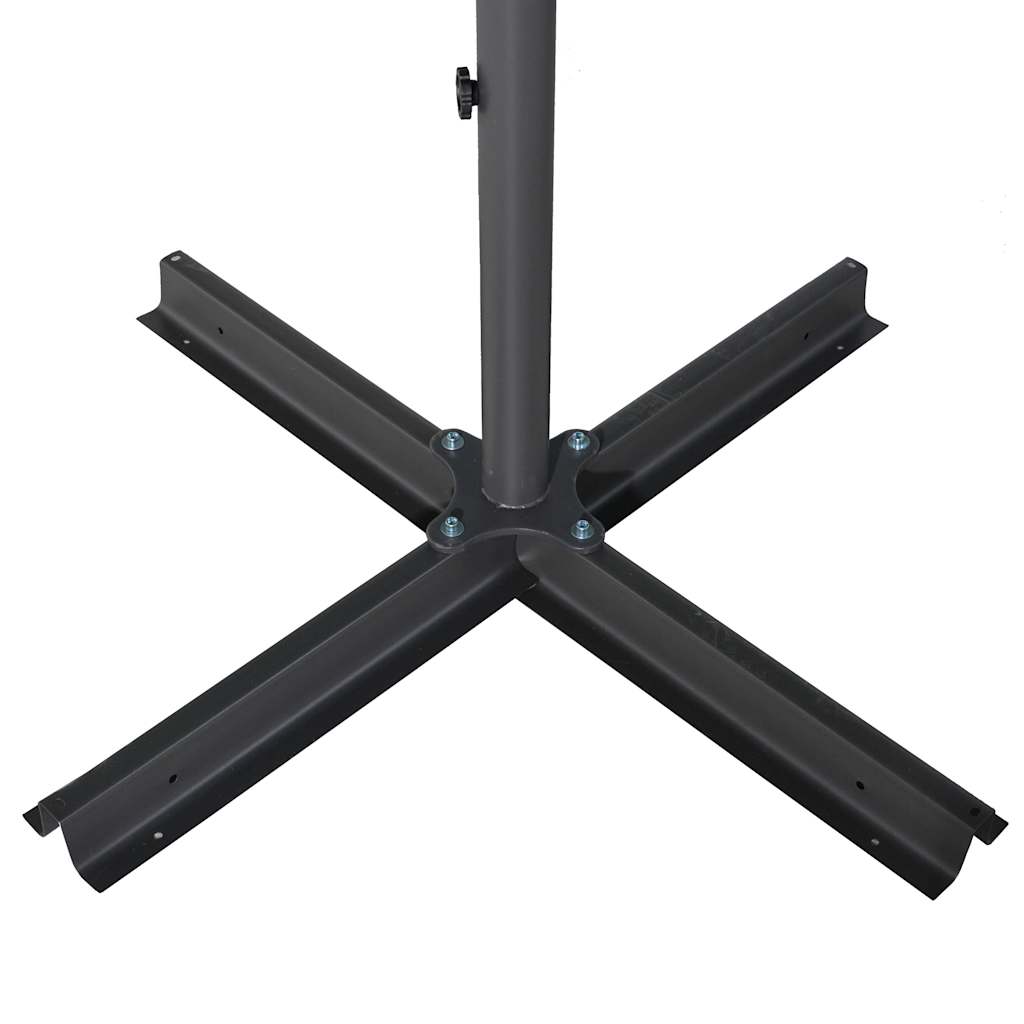 Parasol Met Aluminium Paal 600 cm