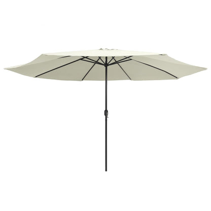 Parasol Met Metalen Paal 390 Cm Zandwit
