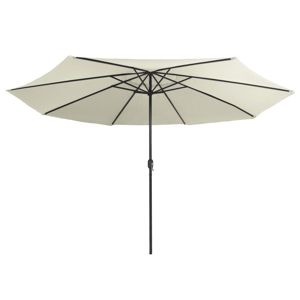 Parasol Met Metalen Paal 390 Cm Zandwit