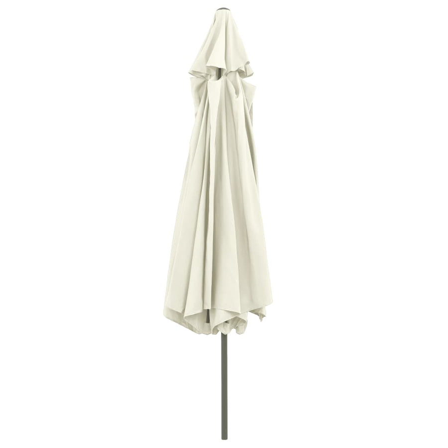 Parasol Met Metalen Paal 390 Cm Zandwit