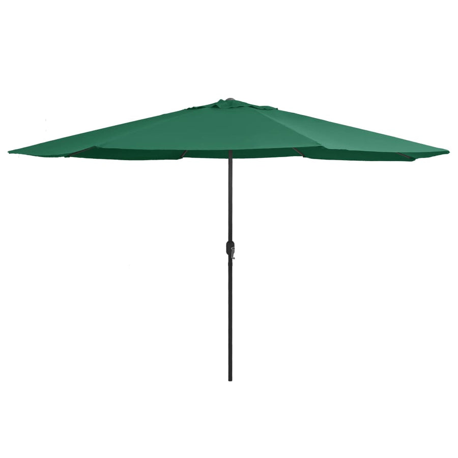 Parasol Met Metalen Paal 390 Cm Groen