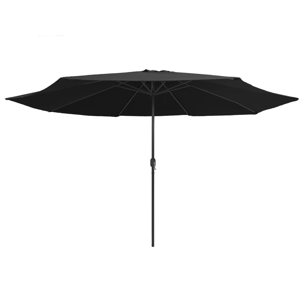 Parasol Met Metalen Paal 400 Cm Zwart
