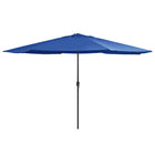 Parasol Met Metalen Paal 400 Cm Azuurblauw azure blue