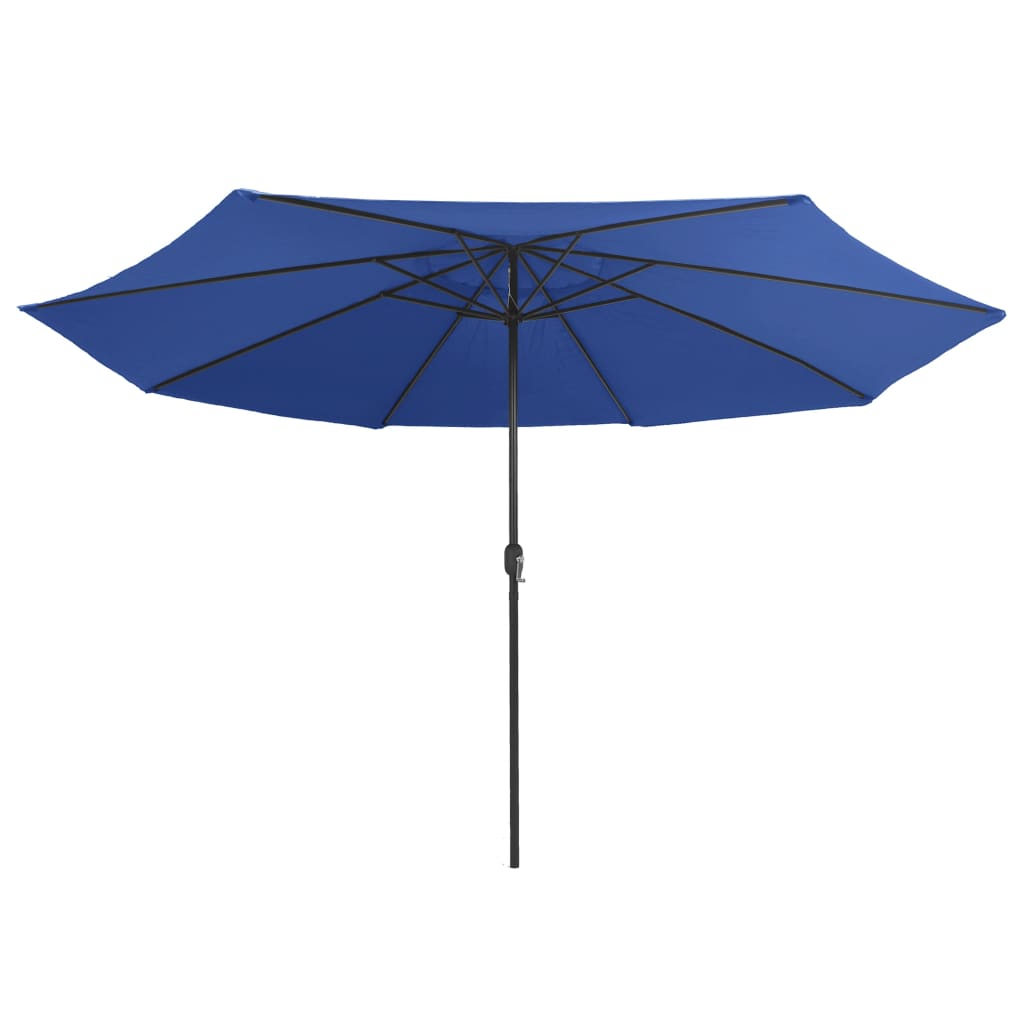 Parasol Met Metalen Paal 400 Cm Azuurblauw azure blue
