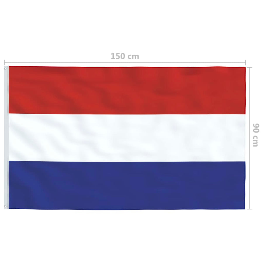 Vlag Nederland 90x150 cm Alleen vlag Nederland
