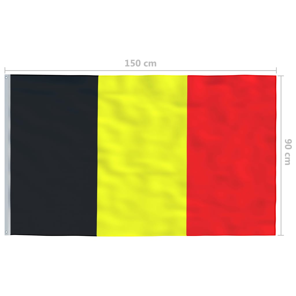 Vlag België 90x150 cm Alleen vlag België