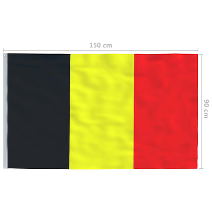 Vlag België 90x150 cm Alleen vlag België