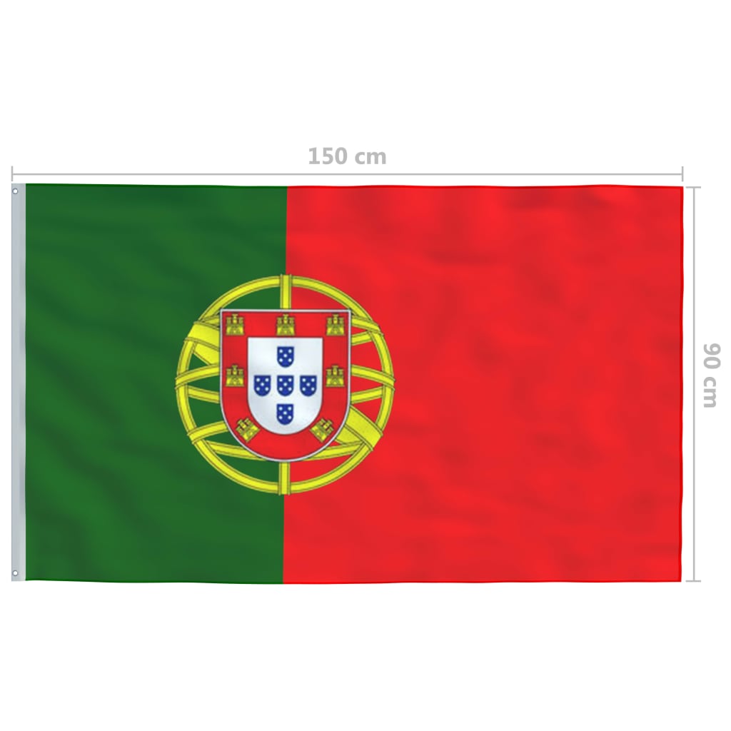 Vlag 90X150 Cm Alleen vlag Portugal