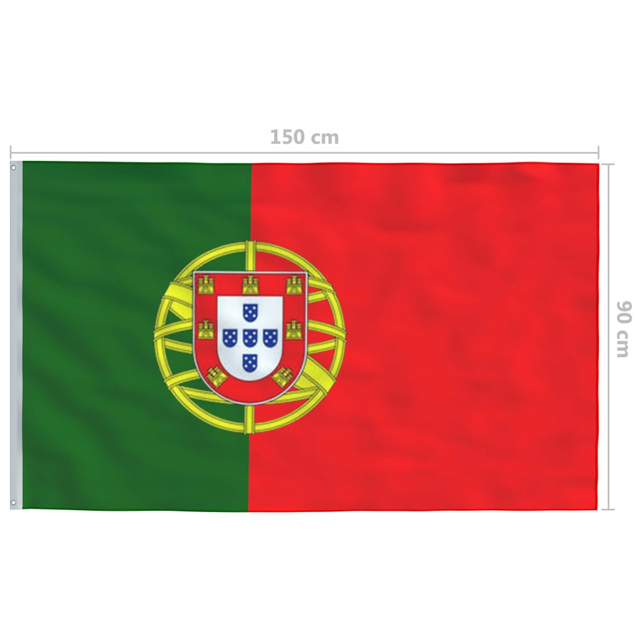 Vlag 90X150 Cm Alleen vlag Portugal
