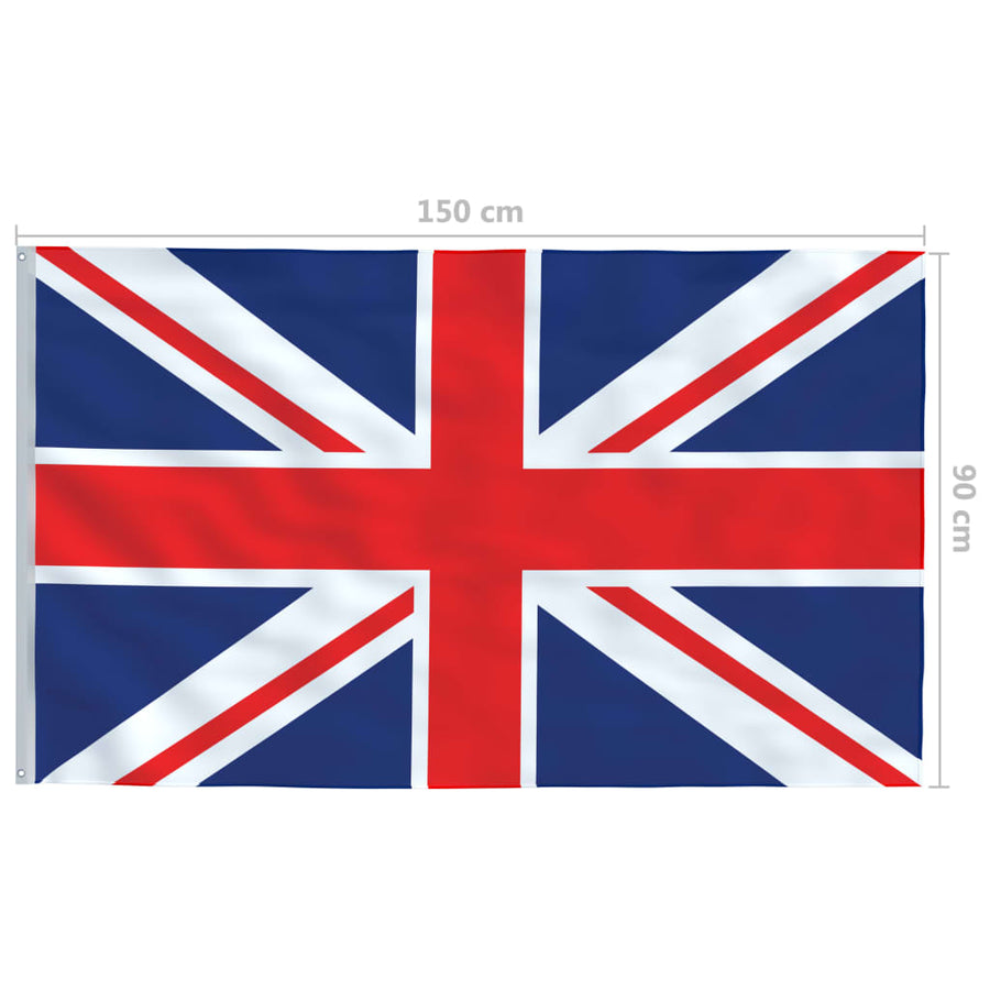 Vlag Verenigd Koninkrijk 90x150 cm Alleen vlag Verenigd Koninkrijk
