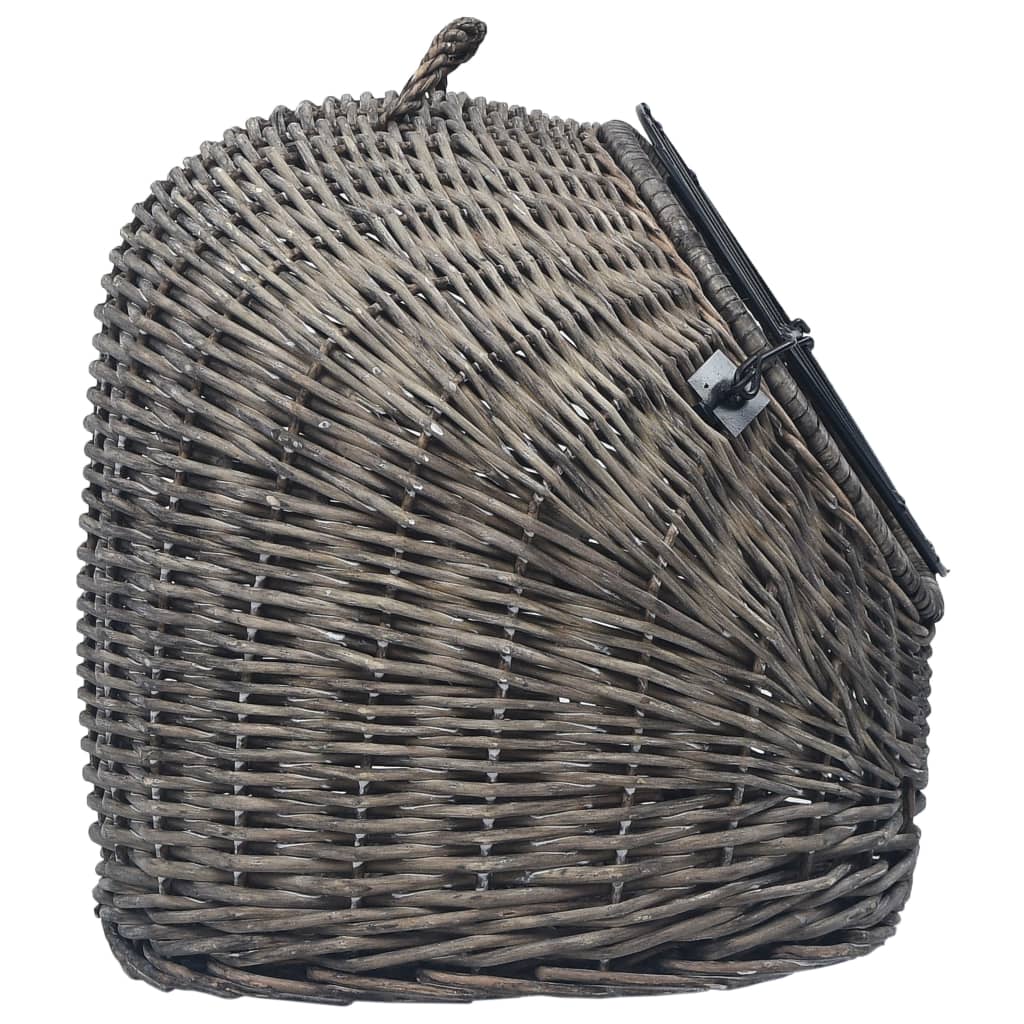 Kattendrager Natuurlijk Wilgenhout 45 x 35 x 35 cm Grijs