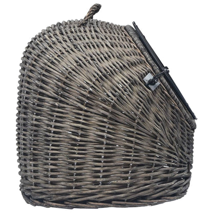 Kattendrager Natuurlijk Wilgenhout 45 x 35 x 35 cm Grijs