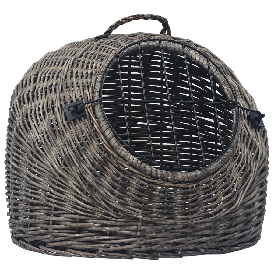 Kattendrager 50x42x40 cm natuurlijk wilgenhout grijs 50 x 42 x 40 cm Grijs