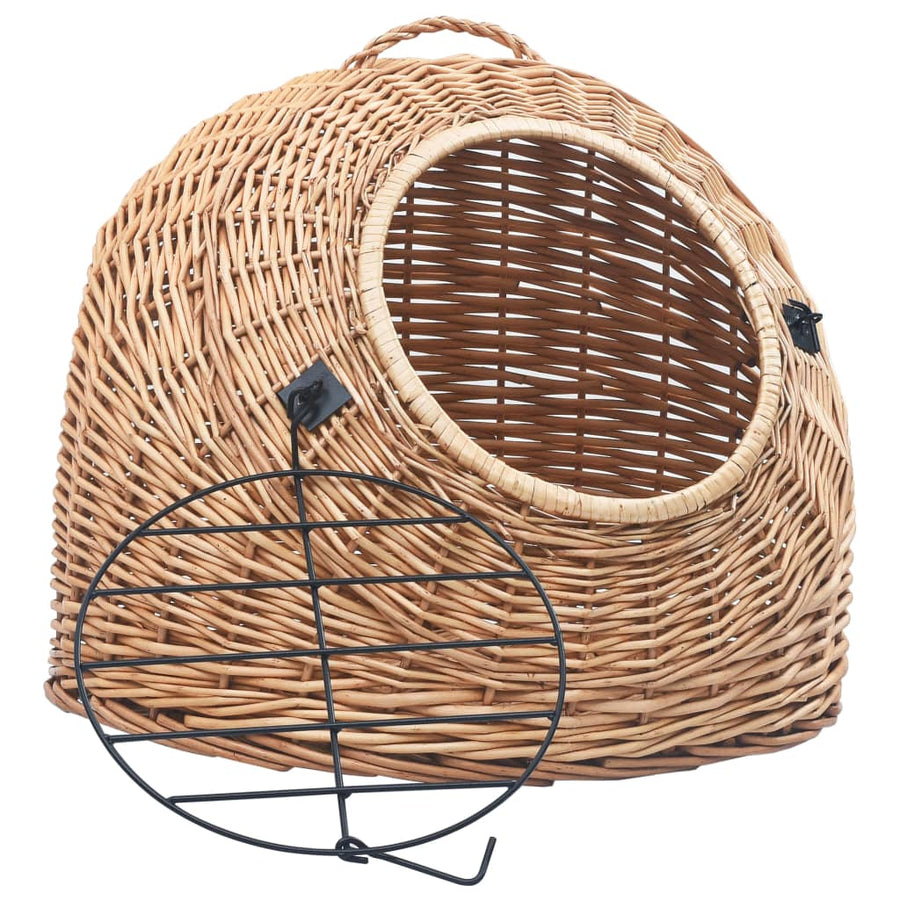 Kattendrager 60x45x45 cm natuurlijk wilgenhout 60 x 45 x 45 cm Geel