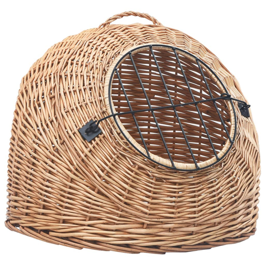 Kattendrager 60x45x45 cm natuurlijk wilgenhout 60 x 45 x 45 cm Geel
