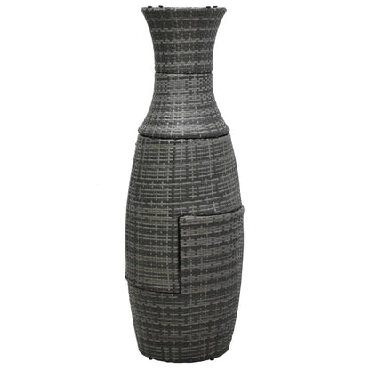 Bistroset Met Kussens Poly Rattan Grijs