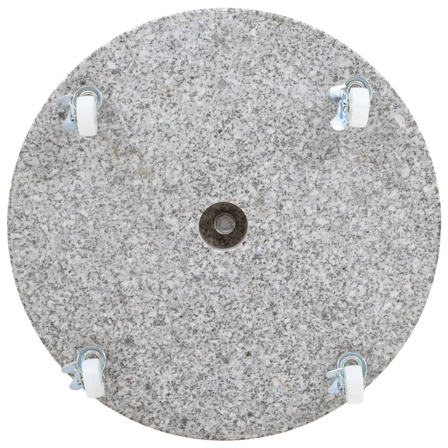 Parasolvoet Rond 30 Kg Graniet Grijs
