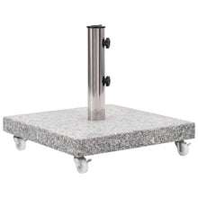Parasolvoet Vierkant Graniet 1 30 kg Grijs
