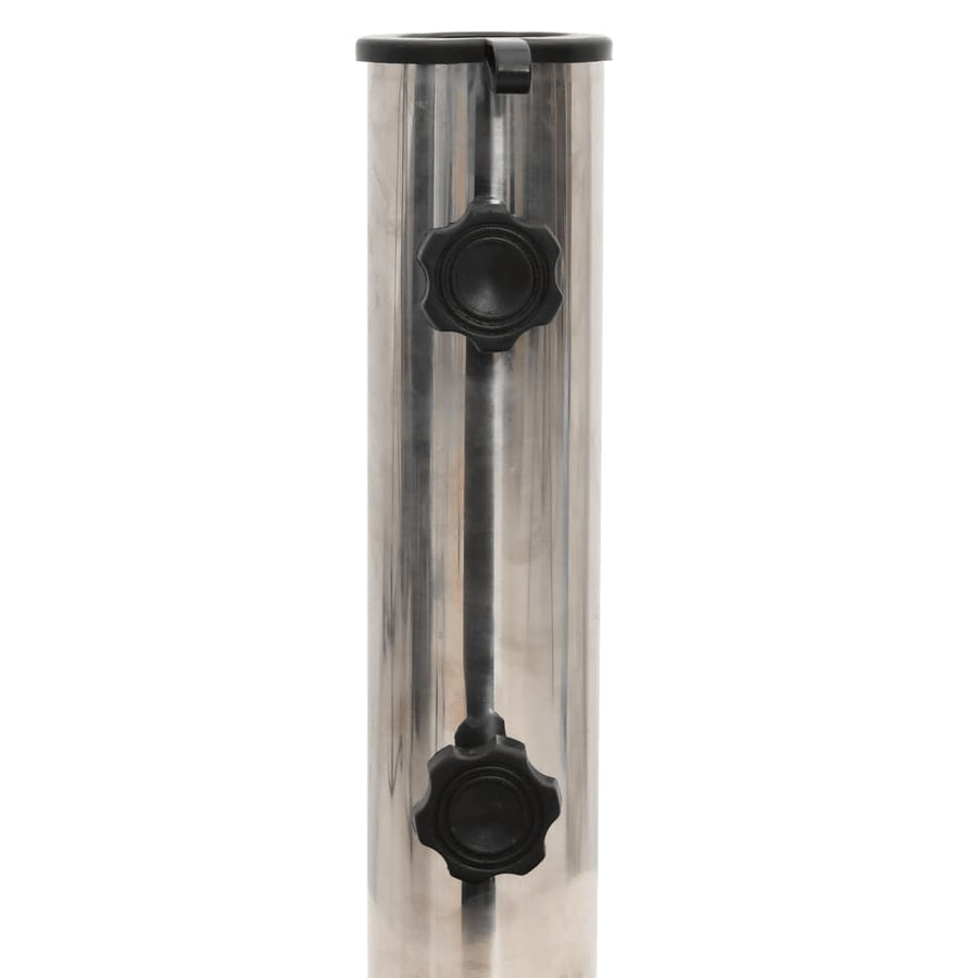 Parasolvoet rond 30 kg graniet zwart