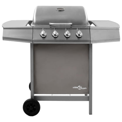 Gasbarbecue Met 4 Branders Kleurig Zilver 4 kookzones