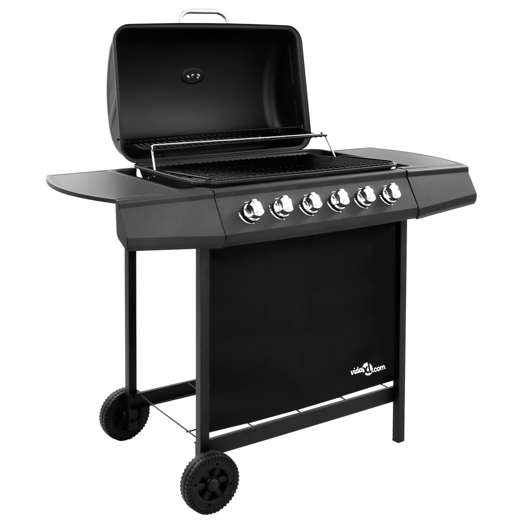 Gasbarbecue Met Zwart 6 branders