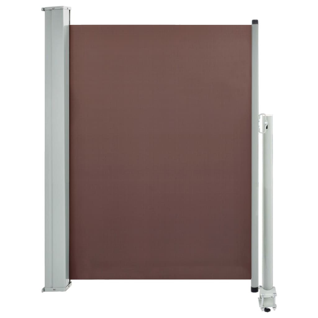 Tuinscherm Uittrekbaar 100 x 300 cm Bruin