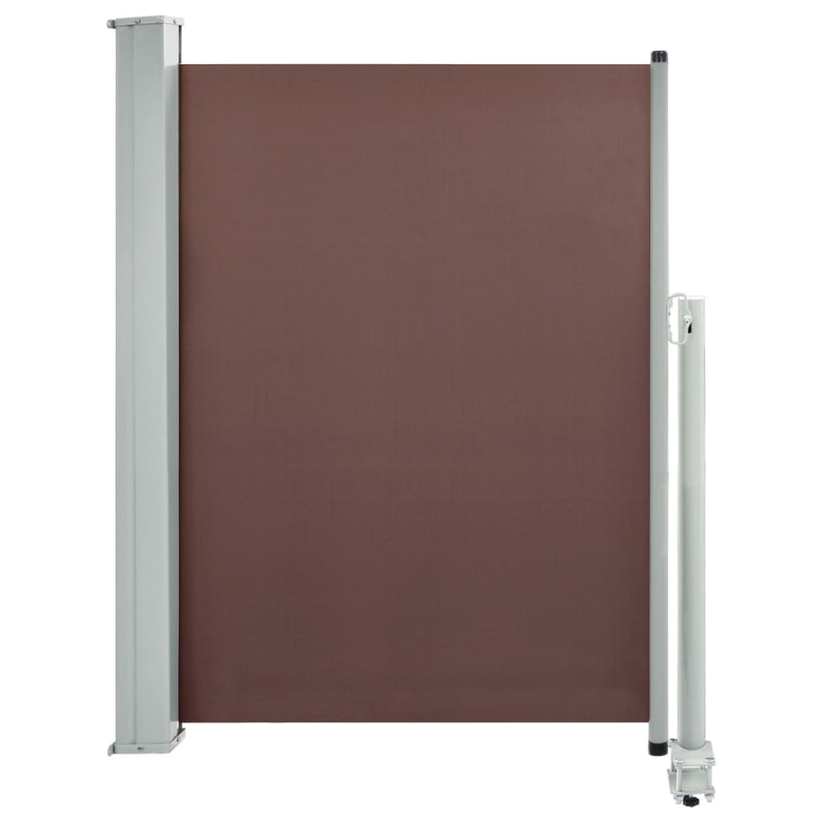 Tuinscherm Uittrekbaar 100 x 300 cm Bruin