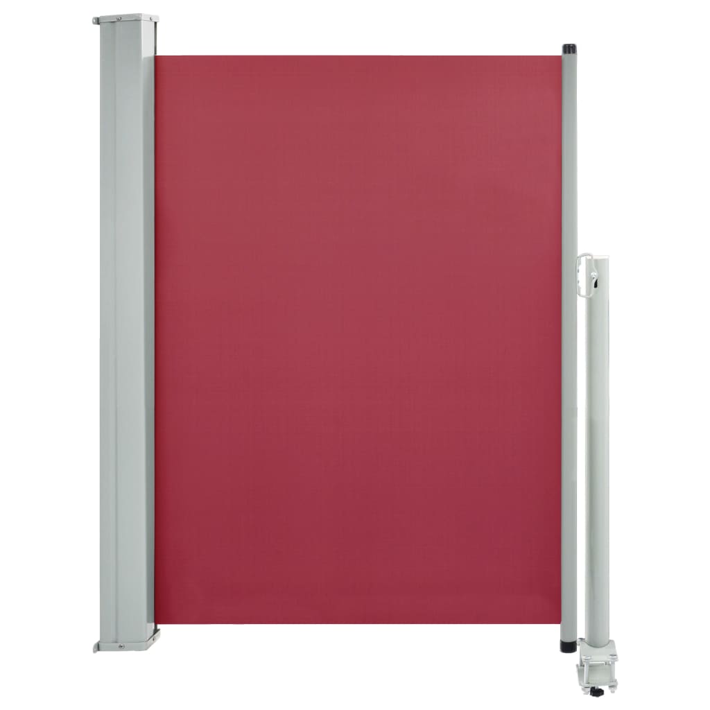 Tuinscherm Uittrekbaar 100 x 300 cm Rood