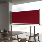 Tuinscherm Uittrekbaar 100 x 300 cm Rood