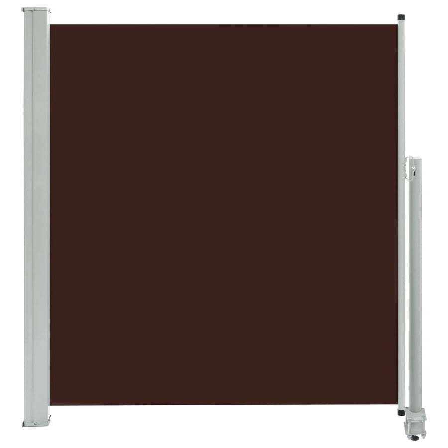 Tuinscherm Uittrekbaar 140 x 300 cm Bruin