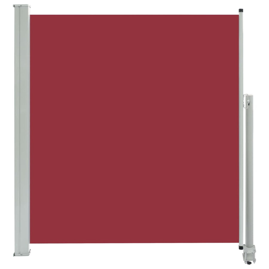 Tuinscherm Uittrekbaar 140X300 Cm Rood 140 x 300 cm