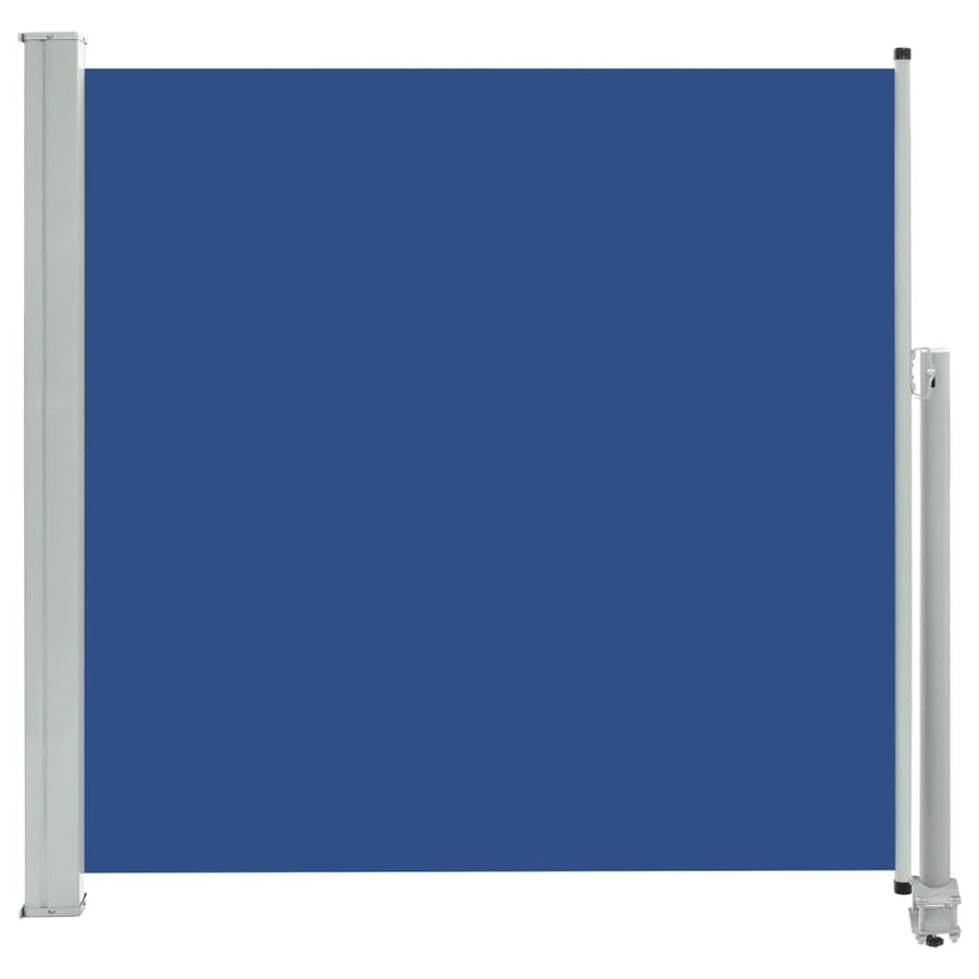 Tuinscherm Uittrekbaar 160 x 300 cm Blauw