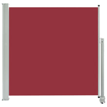 Tuinscherm Uittrekbaar 160 x 300 cm Rood