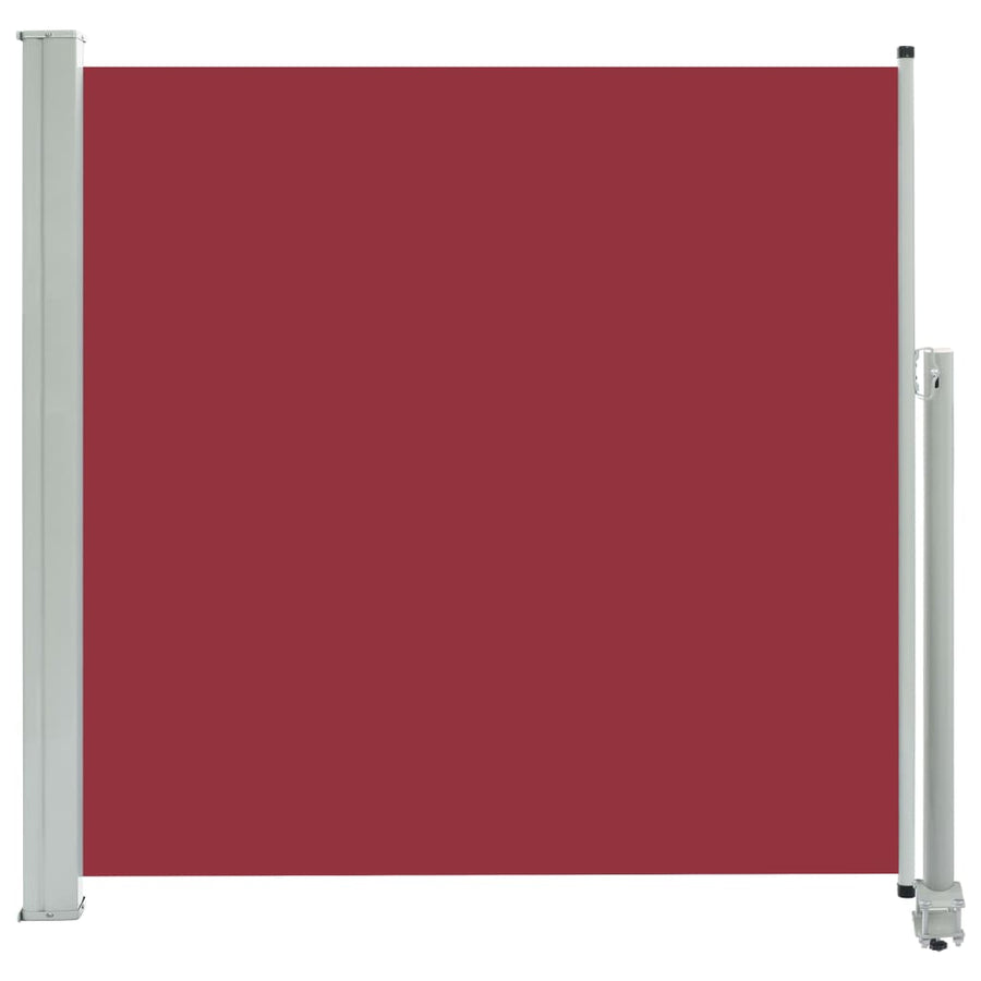 Tuinscherm Uittrekbaar 160 x 300 cm Rood