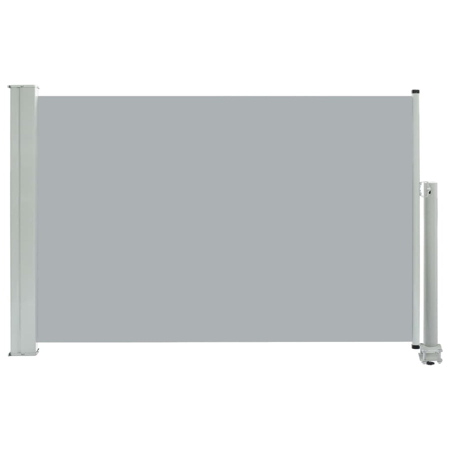 Tuinscherm Uittrekbaar 60 x 300 cm Grijs