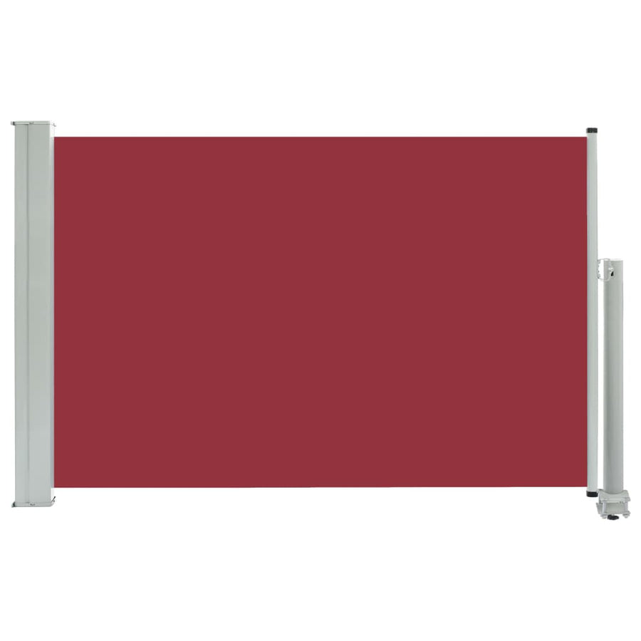 Tuinscherm Uittrekbaar 60 x 300 cm Rood