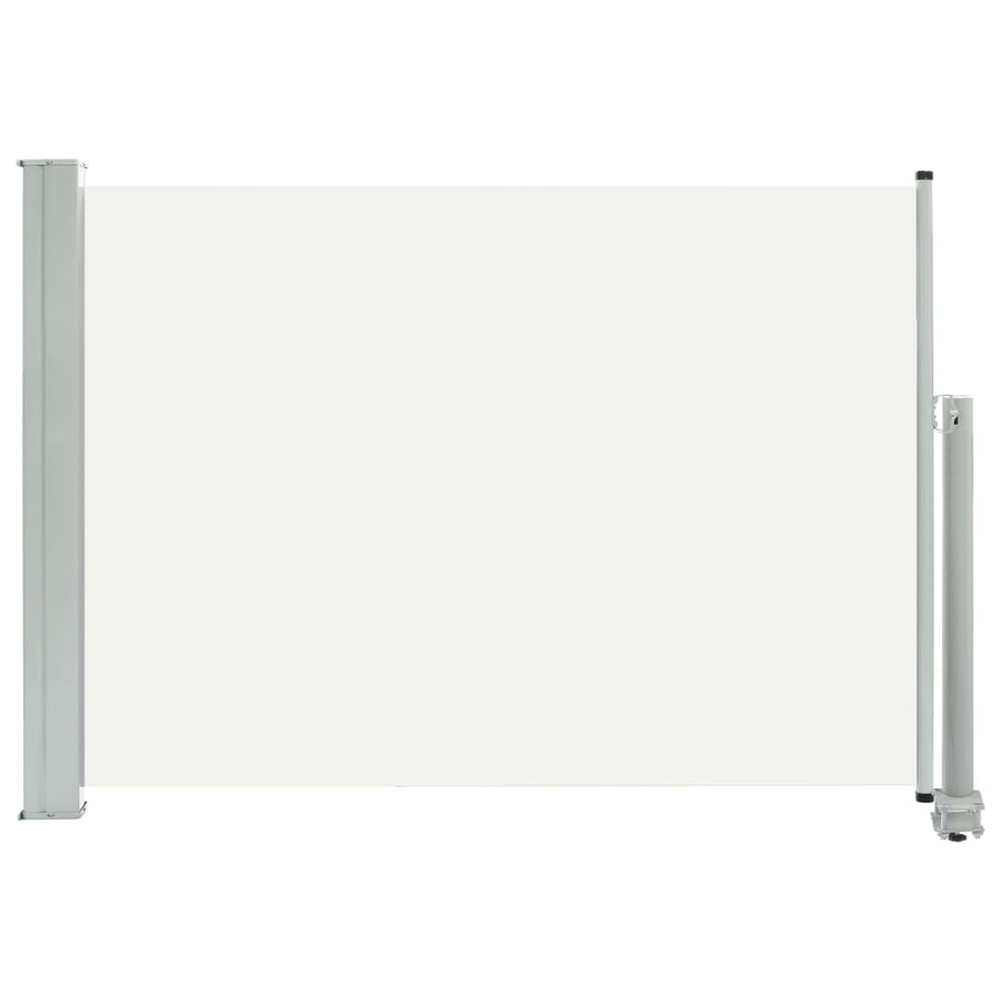 Tuinscherm Uittrekbaar Kleurig 80 x 300 cm Crème