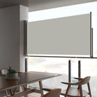 Retractable Garden Screen 80x300 cm Cream