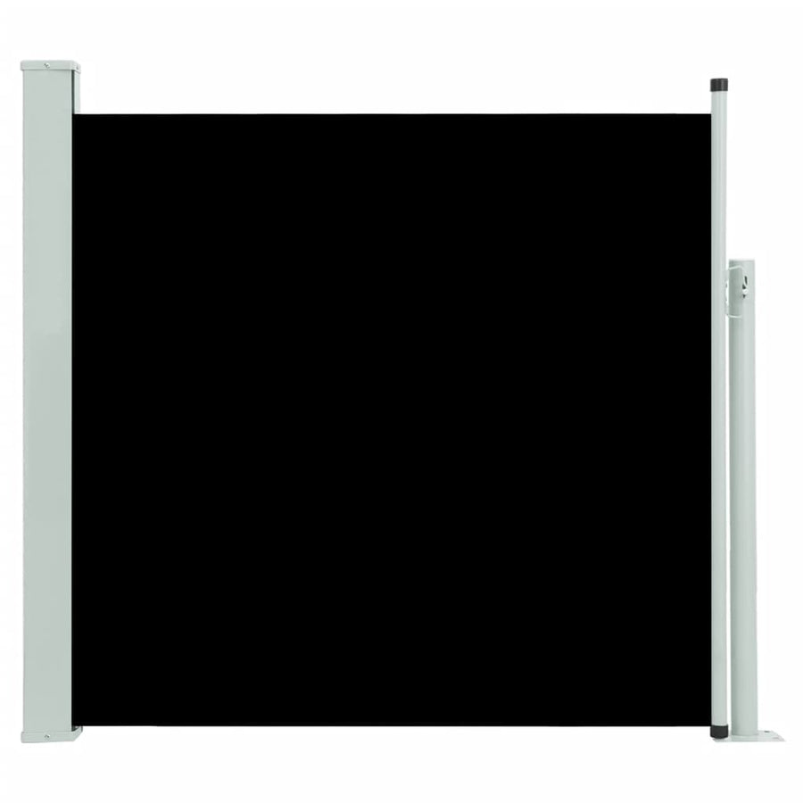 Tuinscherm Uittrekbaar 170 x 300 cm Zwart