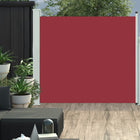 Tuinscherm Uittrekbaar 170 x 300 cm Rood