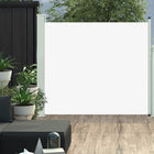 Tuinscherm uittrekbaar 100x300 cm crème 100 x 300 cm Crème