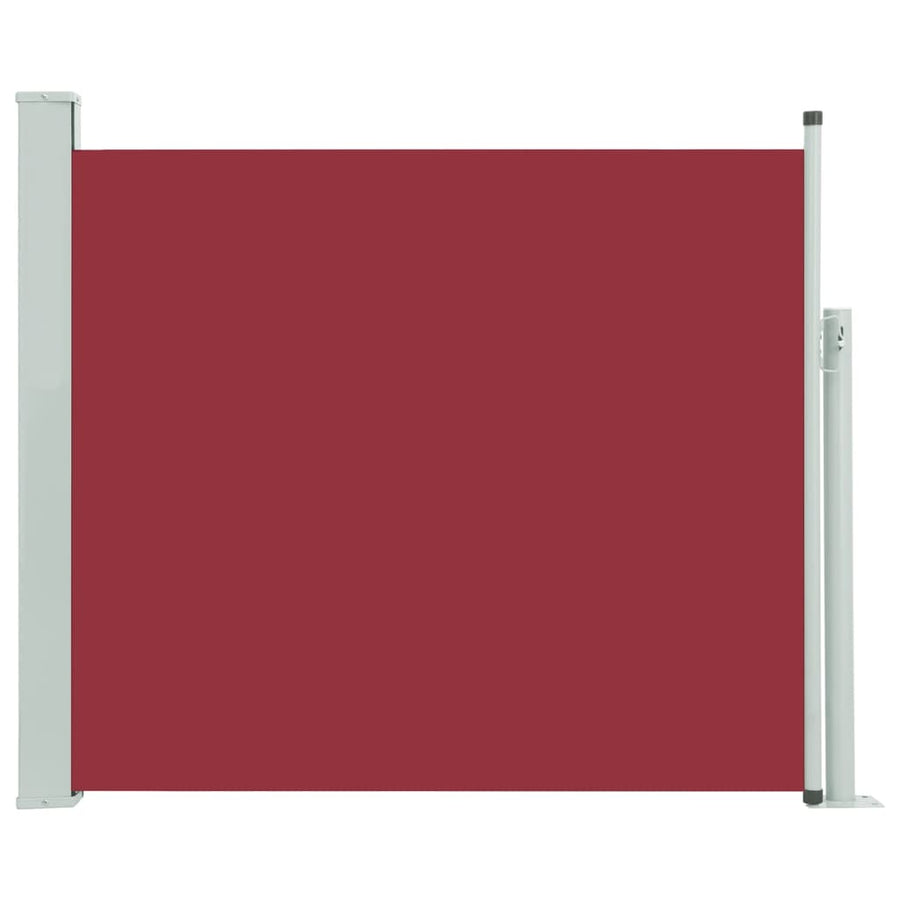 Tuinscherm uittrekbaar 100x300 cm rood 100 x 300 cm Rood